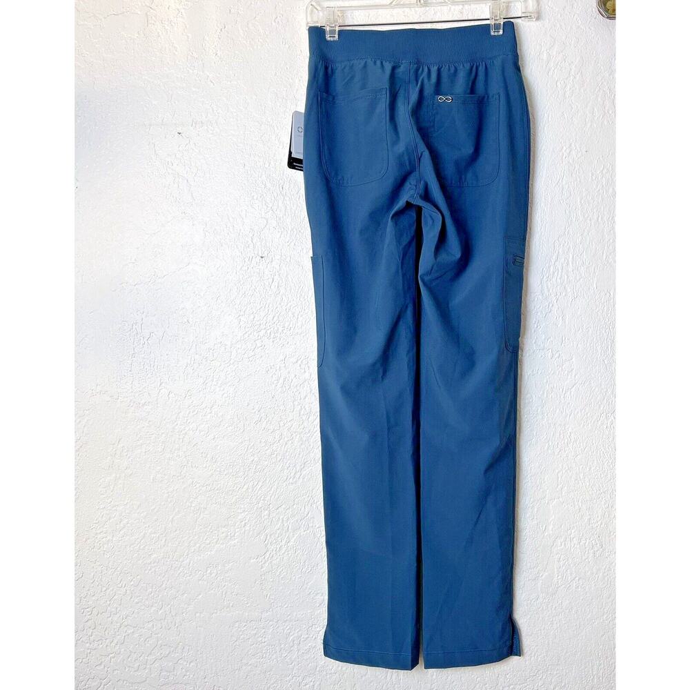 Cherokee Infinity Womens Tapered Leg Scrub Pant CK065A Size XXS CNA Vet Lab NWT - Picture 2 of 7